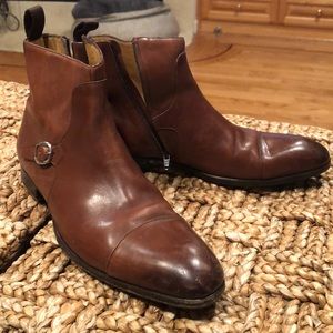 Santos Men’s Brown Leather Chukka Boots (10.5)